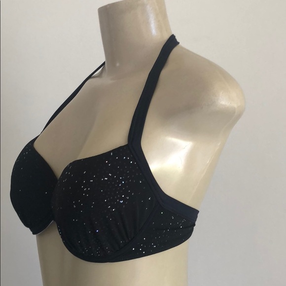 Halter sequence Bikini Top - Picture 3 of 4